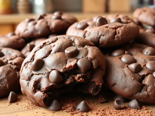 Double Chocolate Chip Cookies