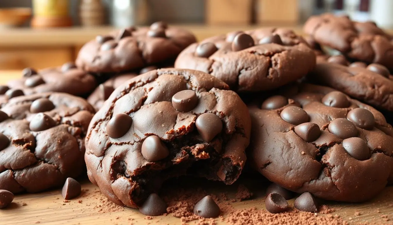 Double Chocolate Chip Cookies