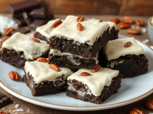 german chocolate brownies