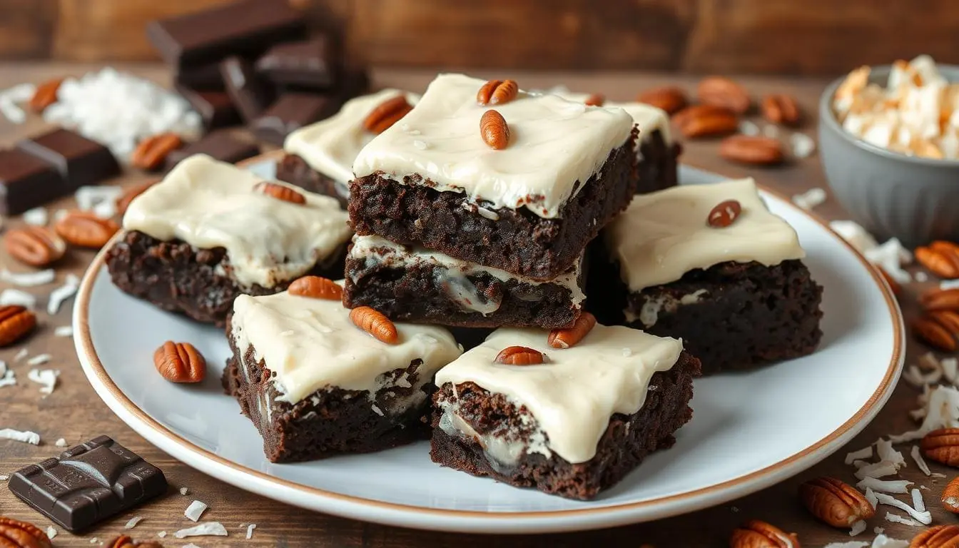 german chocolate brownies