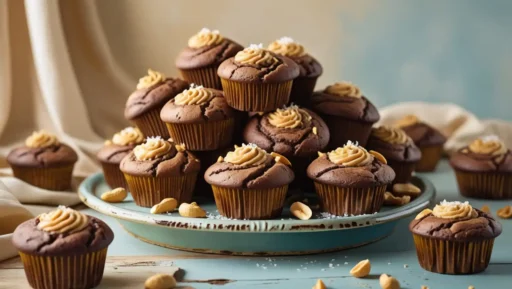 Chocolate Peanut Butter Muffins